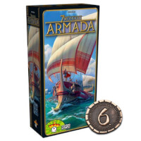 Münzen 7 Wonders Armada - Spielmaterial Upgrade: Münzen 7 Wonders Armada