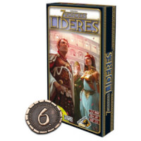 Münzen 7 Wonders Leaders - Spielmaterial Upgrade: Münzen 7 Wonders Leaders